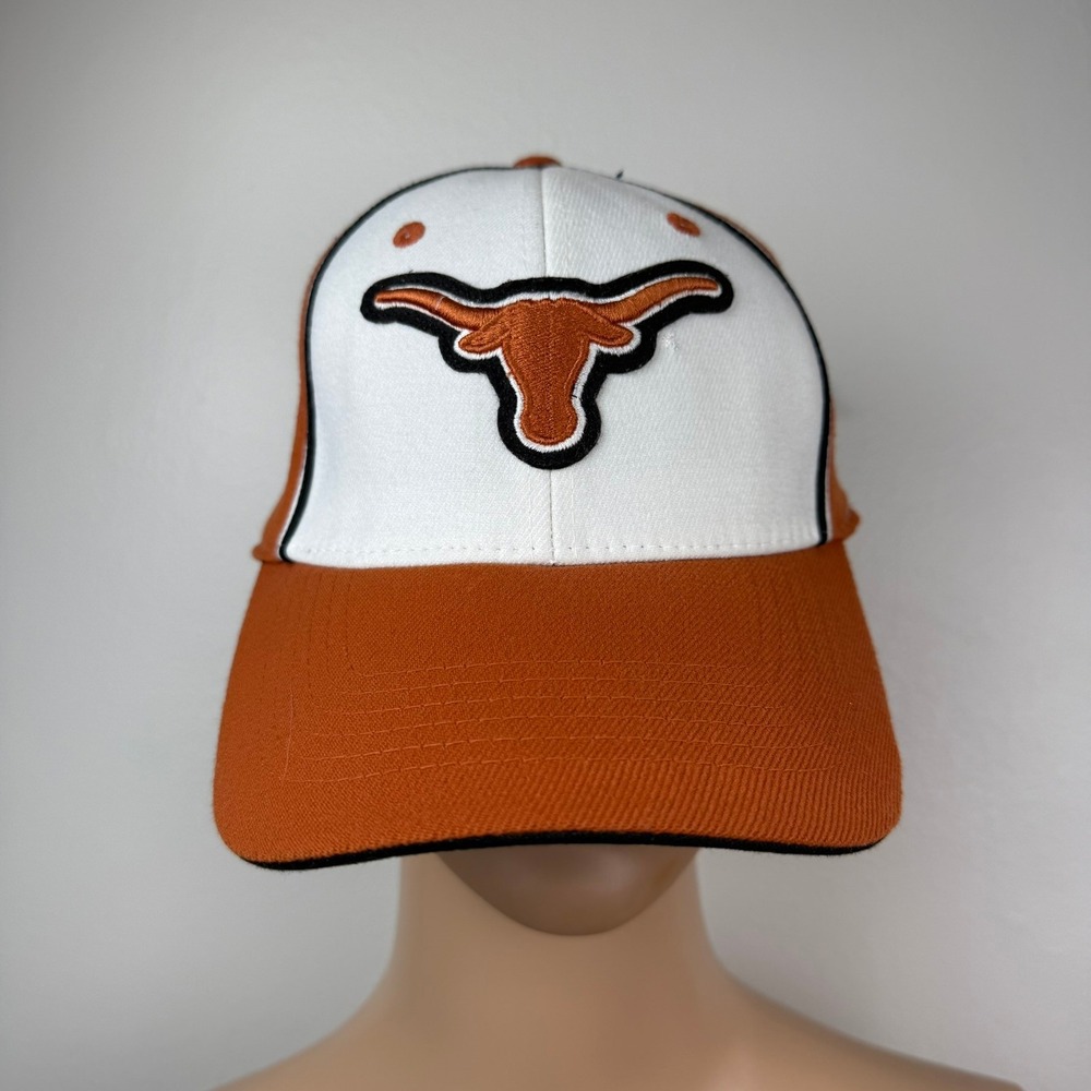 Texas Longhorns‎ Top of The World Orange White OSFA Hat Embroidered Collegiate
